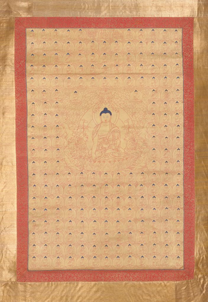 图片[1]-Sakyamuni Buddha Thangka-China Archive